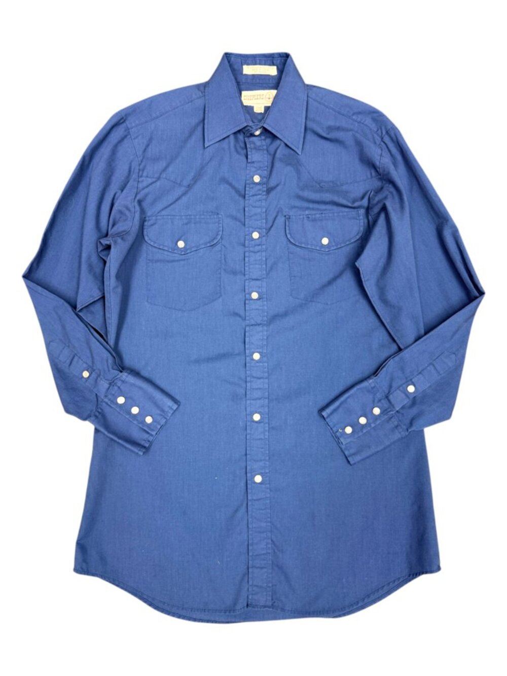SHEPLERS Men’s VINTAGE Western Snap Button Long Sleeve Shirt | Size‎ 14.5/32